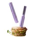 Rechargeable wireless hair straightener comb