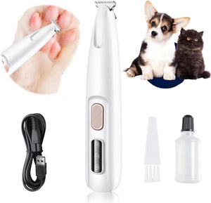 Electric Pet Paw Trimmer with LED Light