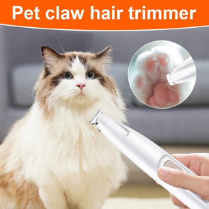 Electric Pet Paw Trimmer with LED Light