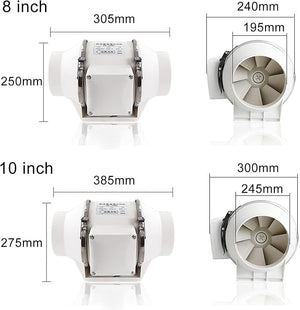 WhisperFlow 220V Inline Exhaust Fan