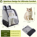 Dog Cat Backpack Carrier for Small Dog Cat