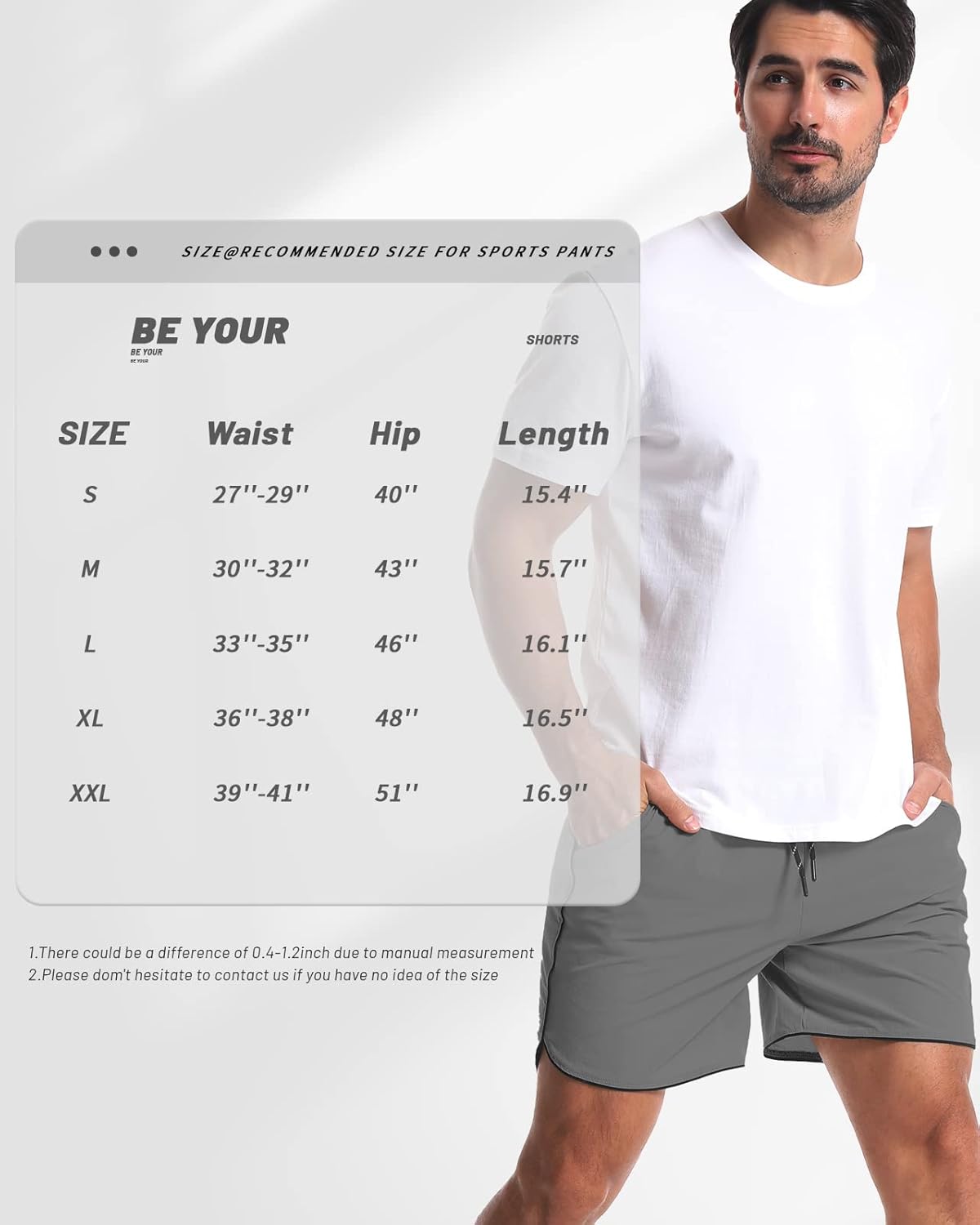 2 Pack Mens Workout Athletic Shorts