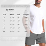 2 Pack Mens Workout Athletic Shorts