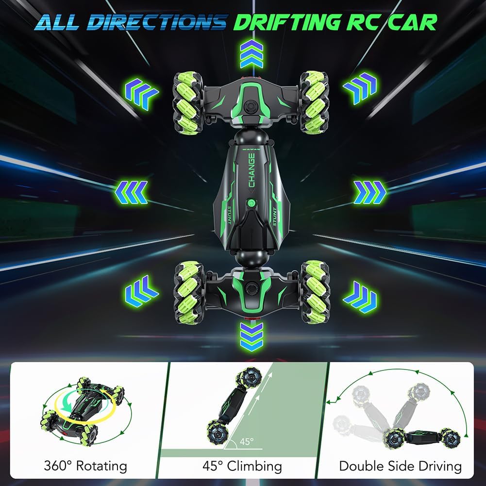 Gesture Sensing RC Stunt Car, Toys Birthday Gifts for Boys Girls