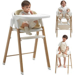 High Chair for Babies and Toddlers Adjustable Foldable Convertible