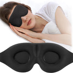 3D Sleep Mask for Side Sleeper, 100% Light Blocking Sleeping Eye Mask