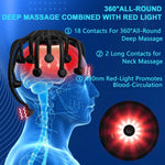 Electric Scalp Massager - Head Massager with Red Light