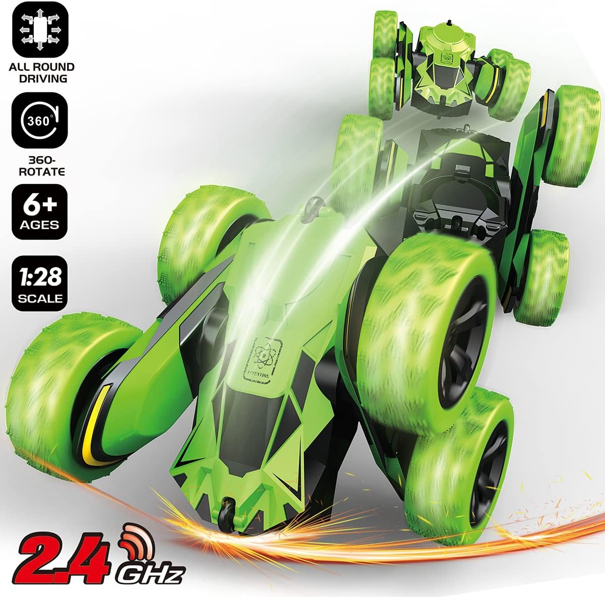 RC Stunt Cars Remote Control Car Double-Sided Driving 360-degree