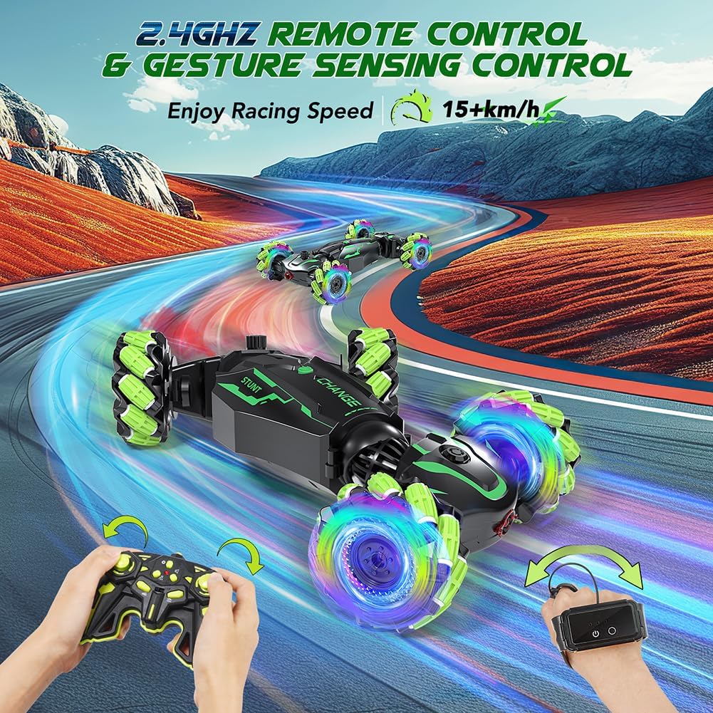 Gesture Sensing RC Stunt Car, Toys Birthday Gifts for Boys Girls