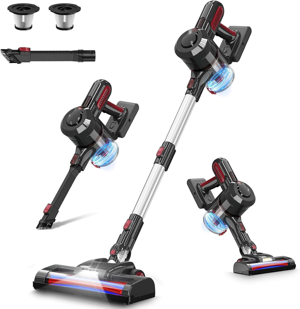 Cordless Vacuum Cleaner, 25kPa Powerful Vacuum Cleaners