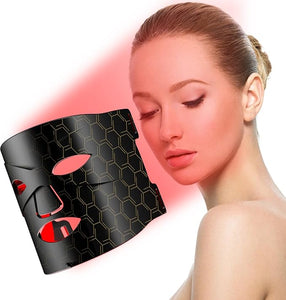 Red Light Therapy for Face, 3 Modes Portable Led Face Mask Light Therapy