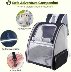 Dog Cat Backpack Carrier for Small Dog Cat