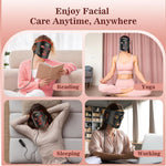 Red Light Therapy for Face, 3 Modes Portable Led Face Mask Light Therapy