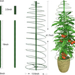 2 Pack Tomato Cage for Garden Plant Support