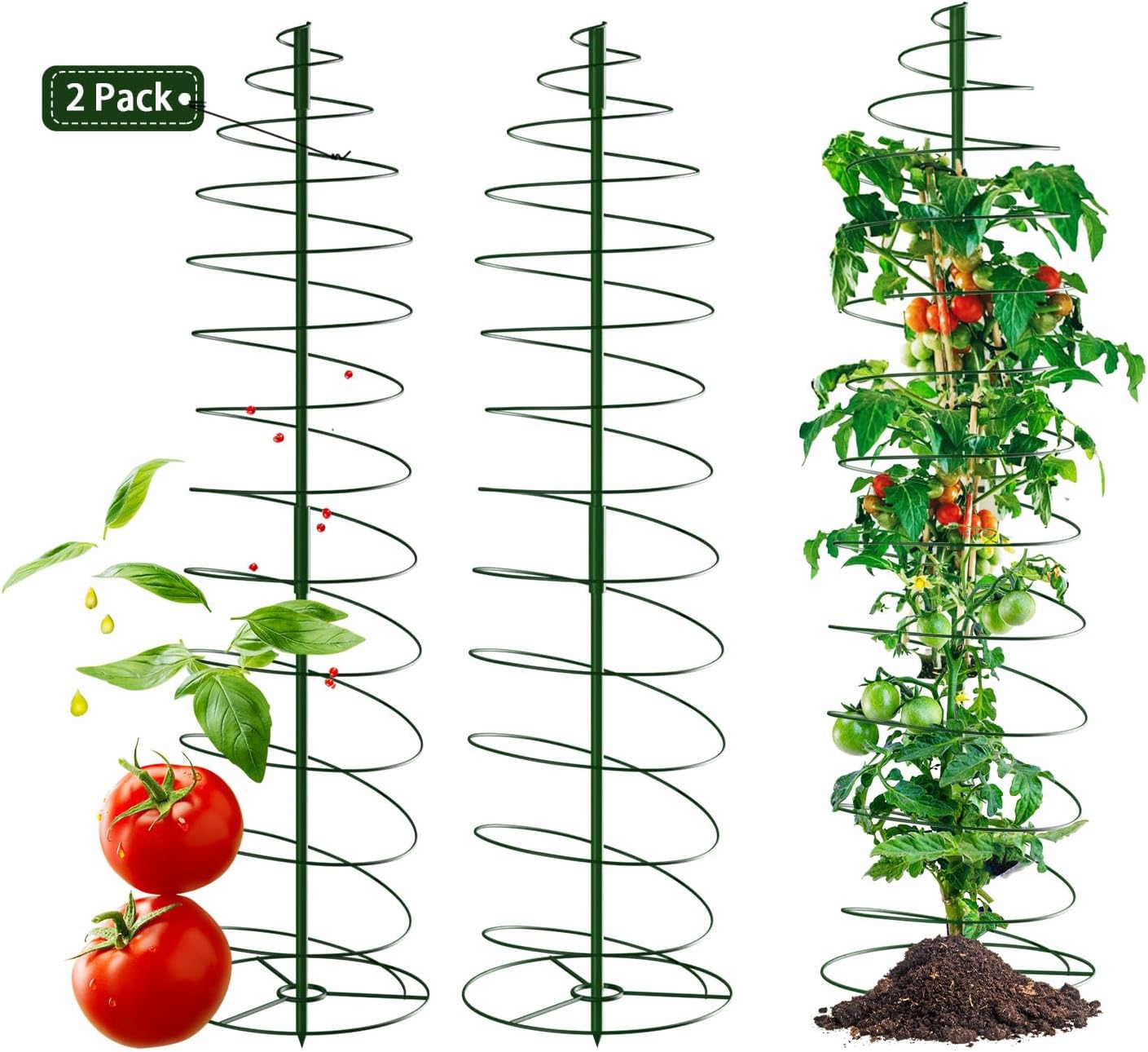 2 Pack Tomato Cage for Garden Plant Support