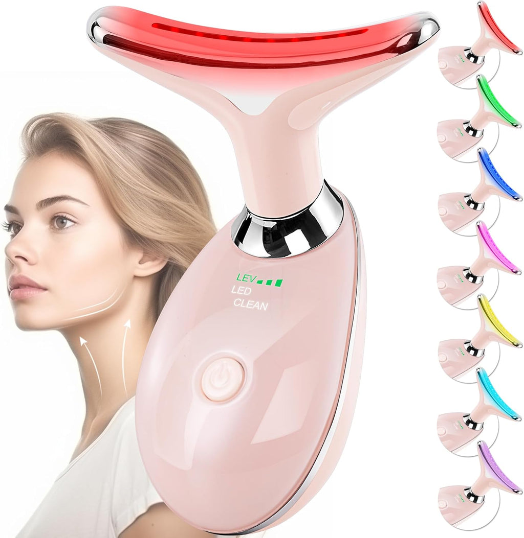 Facial Massager for Face and Neck, Red-Light-Therapy-for-Face and Neck