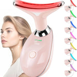 Facial Massager for Face and Neck, Red-Light-Therapy-for-Face and Neck