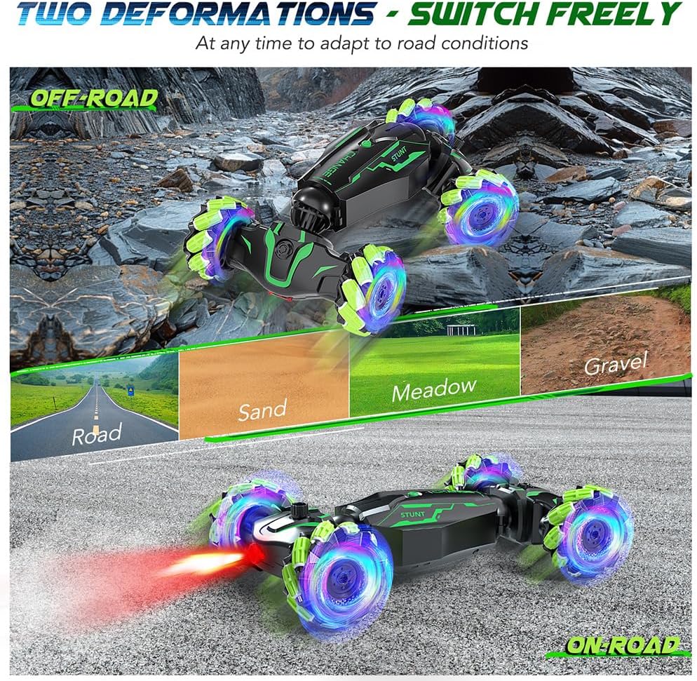 Gesture Sensing RC Stunt Car, Toys Birthday Gifts for Boys Girls